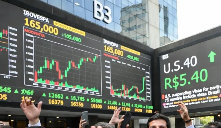 Bolsa brasileira faz história