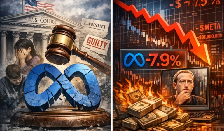 Ações da Meta Despencam