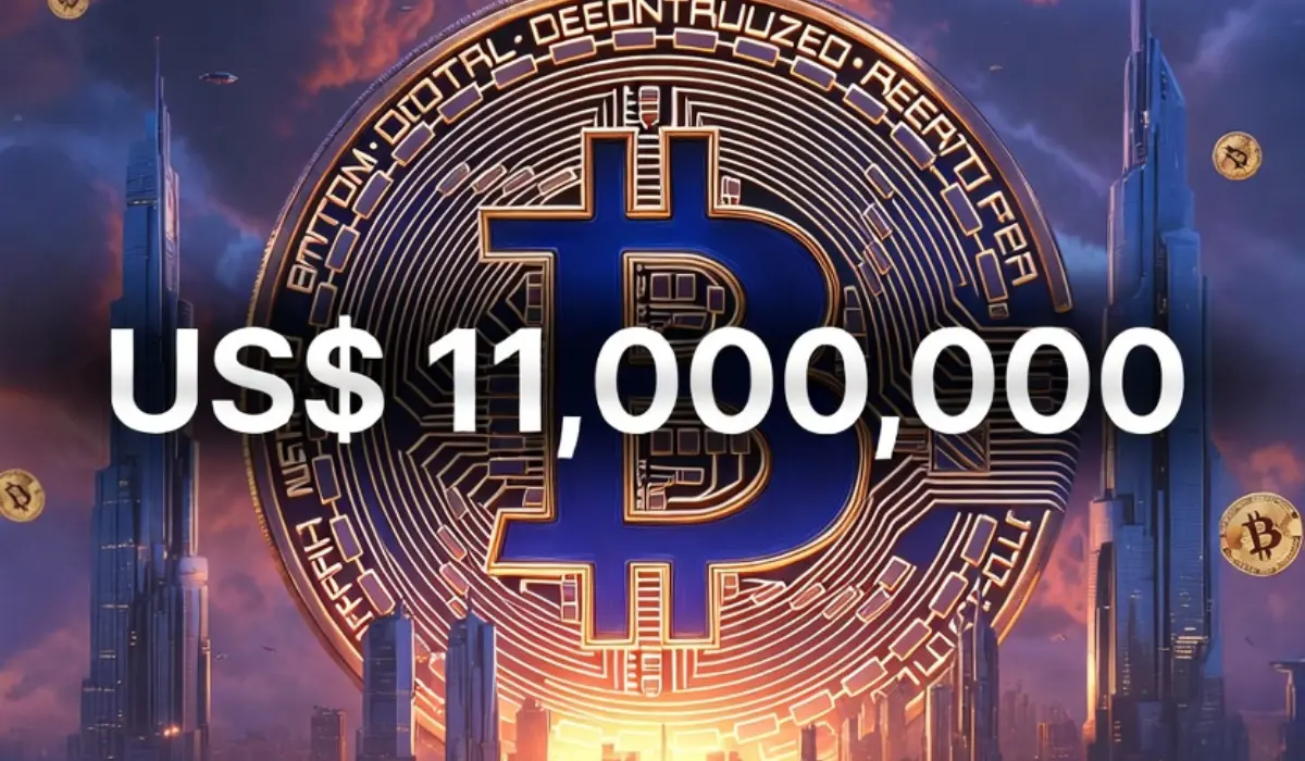 Bitcoin Pode Chegar a US$ 11 Milhões por Moeda até 2036