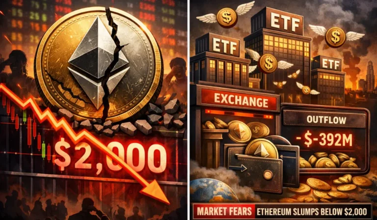 Ethereum Abaixo de US$ 2.000