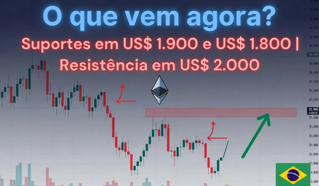 Ethereum Abaixo de US$ 2.000 O Que Está Acontecendo com a Segunda Maior Cripto do Mundo