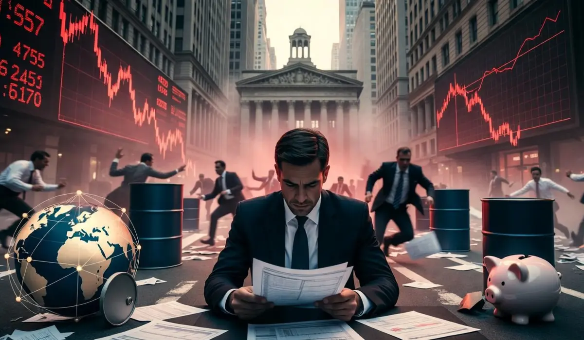 Wall Street em Queda