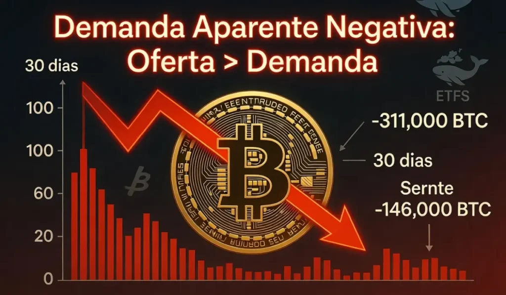 Bitcoin a demanda esfriou no fim de março e o mercado sentiu