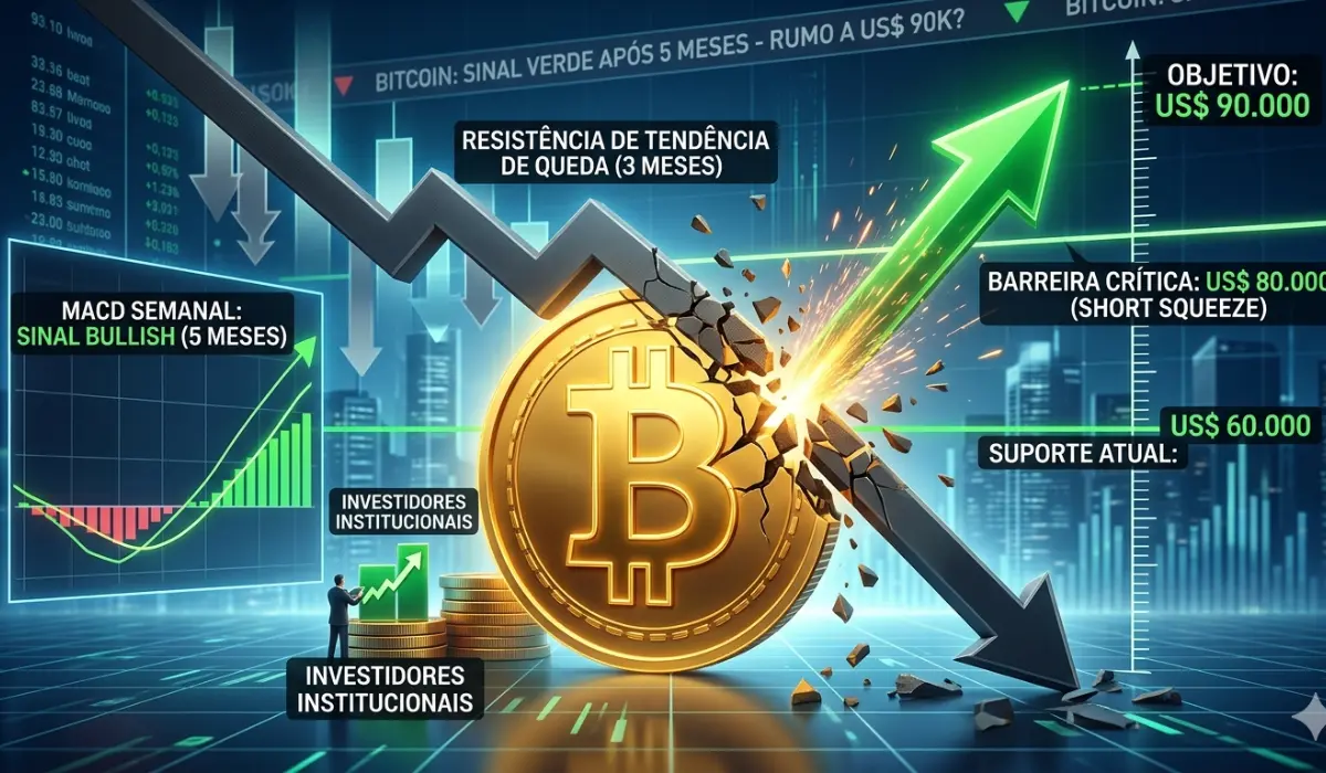 Bitcoin pode chegar a US$ 90 mil