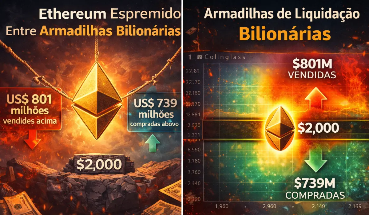 Ethereum está preso entre duas armadilhas