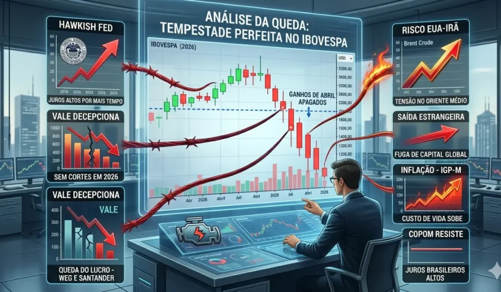 Ibovespa cai 2% e apaga os ganhos de abril o que aconteceu com a bolsa brasileira hoje