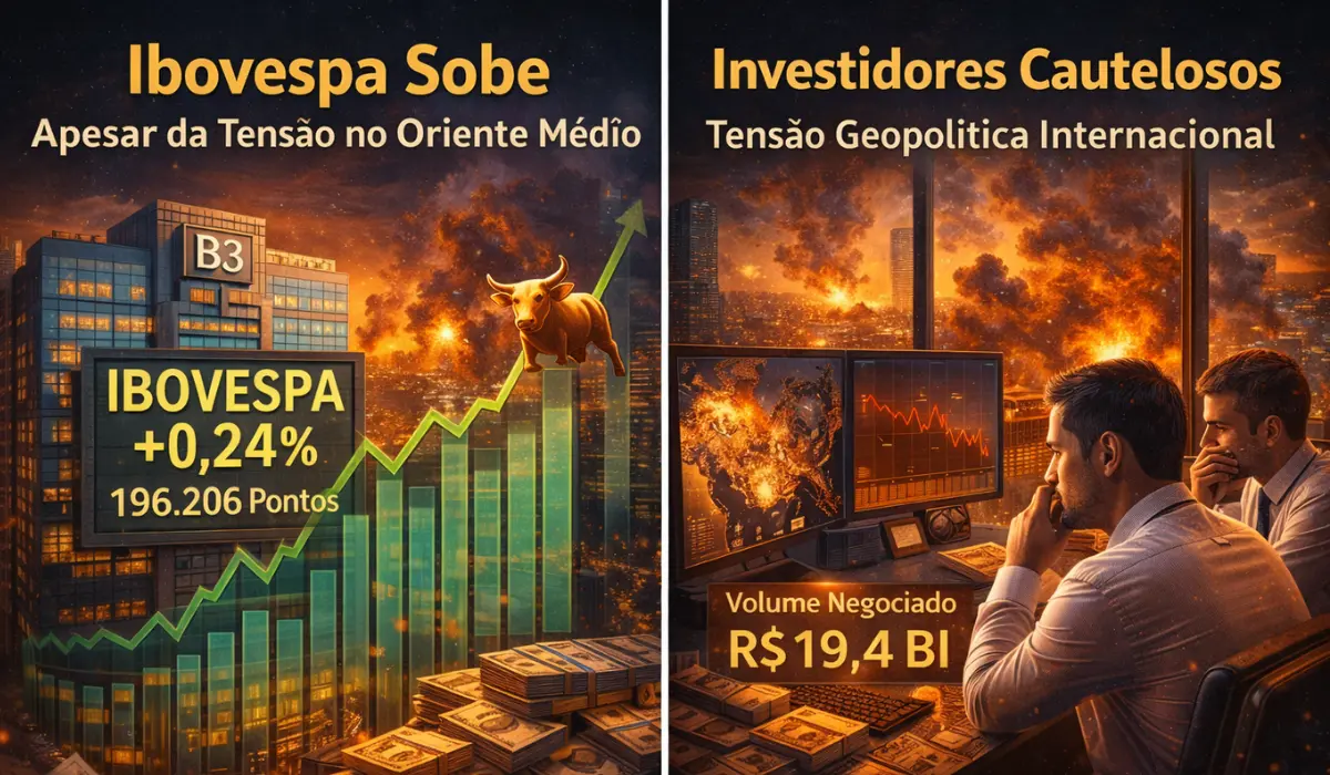 Ibovespa fecha em alta
