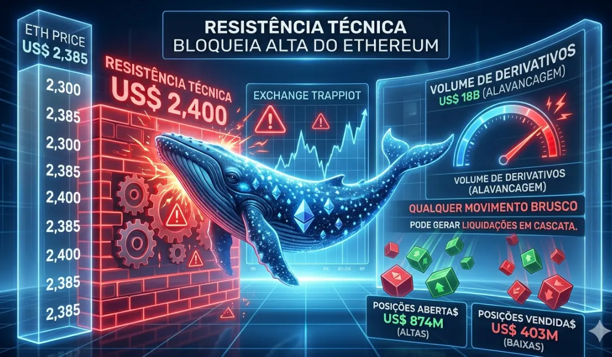 Baleias do Ethereum Acumulam 140 Mil