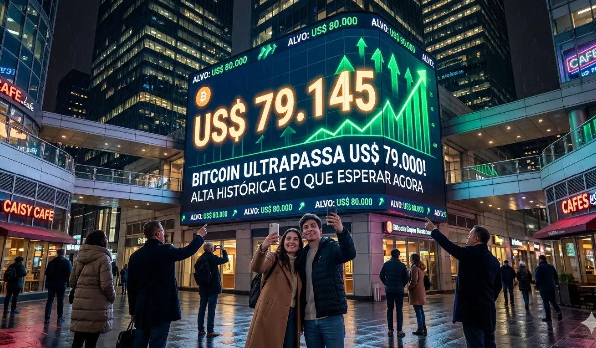 Bitcoin Ultrapassa os US$ 79.000