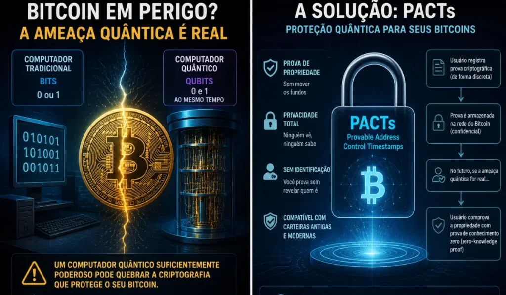 Bitcoin em Perigo Entenda a Nova Ameaça Quântica e a Estratégia que Pode Salvar Suas Criptomoedas