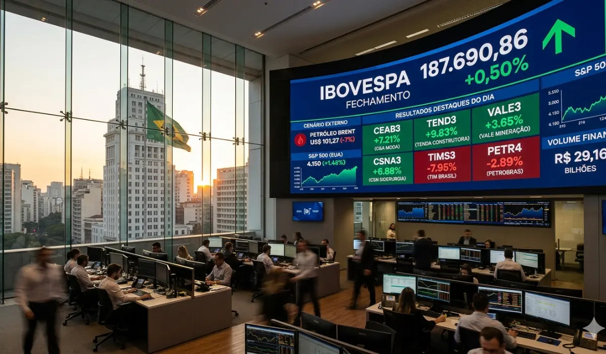 Ibovespa Fecha em Alta e Mostra